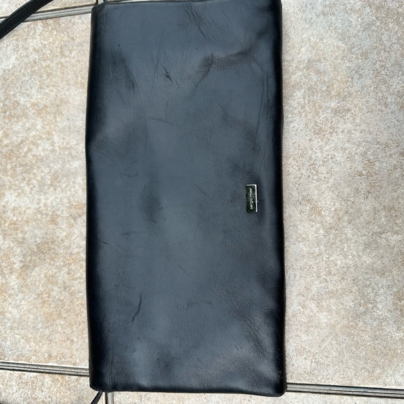 Sergio Rossi Black Leather purse - Picture 6 of 13